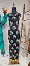 Load image into Gallery viewer, Turquoise Naja Sleeveless Bodycon Side Slit Maxi Dress
