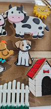 Load image into Gallery viewer, 3D Hobby Farmer Cow Farm Animal Magnet Gift Set Made in America

