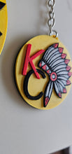 Load image into Gallery viewer, 3D Print Chiefs Kc Kansas City Football Ornament or Keychain
