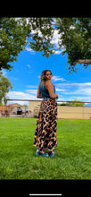 Load image into Gallery viewer, Baha Ranch Retro Pop Western Leopard Print Maxi Prairie Skirt
