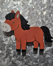 Load image into Gallery viewer, 3d Farm Animal Cow Horse Tractor Magnets - Build your own farm - choice of styles
