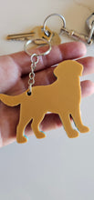 Load image into Gallery viewer, 3D Print Labrador Retriever Tooled Keychain Made in America
