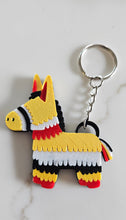 Load image into Gallery viewer, 3D Print Mexico Theme Pinata Llama Donkey Party Fiesta Keychain

