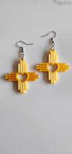 Load image into Gallery viewer, 3D Print New Mexico Zia Earrings Made in America
