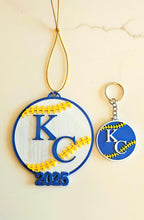 Load image into Gallery viewer, 3D Print Royals Kc Baseball Kansas City Ornament

