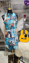Load image into Gallery viewer, Baha Ranch Turquoise Dreams Sleeveless Mini Dress

