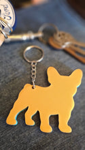 Load image into Gallery viewer, 3D Print Frenchie French Bulldog Tooled Keychain Made in America
