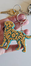 Load image into Gallery viewer, 3D Print Labrador Retriever Tooled Keychain Made in America
