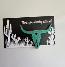 Load image into Gallery viewer, Bag of 25 -Boutique 3d Printed Package Inserts Longhorn Bull Skull Made in America
