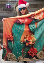 Load image into Gallery viewer, Beautiful Cactus 60x80 Throw Blanket Made in USA

