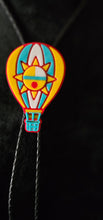 Load image into Gallery viewer, Albuquerque Balloon Fiesta 3D Hot Air Balloon Sunface Bolo Tie Necklace

