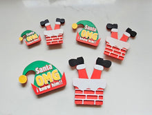 Load image into Gallery viewer, set of 2 Santa Elf I Know Him Hat Magnets Christmas Made in America Choice of Sizes
