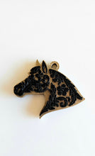 Load image into Gallery viewer, Baha Ranch Year of the Horse Tooled 3d Print Bookmark Keychain Hatpin Magnet Purse Charm Made in America
