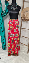 Load image into Gallery viewer, Vintage Cowgirl Collage Western Maxi Skirt
