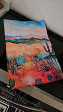 Load image into Gallery viewer, Desert Dreaming Set of 4 Kitchen Dish Towels Made in America

