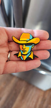 Load image into Gallery viewer, 3d Printed Farm Western Longorn Horse Cow Magnet Made in America
