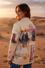 Load image into Gallery viewer, Danilo Painted Cowgirl Western Blazer
