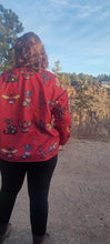 Load image into Gallery viewer, Colores de Mexico Talavera Floral Animals Drop Shoulder Cardigan
