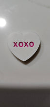 Load image into Gallery viewer, 3d Printed Candy Conversation Heart Pins or Earrings Made in America
