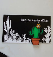 Load image into Gallery viewer, Bag of 25 -Boutique 3d Printed Pins or Magnets Package Inserts Cactus Made in America

