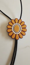 Load image into Gallery viewer, Baha Ranch Gold Cream Concho 3D Inlay Bolo Made in America
