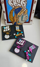 Load image into Gallery viewer, Set of 4 3D Print Western Cowboy Yeehaw Howdy Hat Pins Made in America choice of colors
