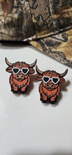 Load image into Gallery viewer, Bag of 25 -Boutique 3d Printed Package Inserts Cool Highland Brown Cow Made in America
