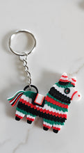 Load image into Gallery viewer, 3D Print Mexico Theme Pinata Llama Donkey Party Fiesta Keychain
