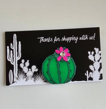 Load image into Gallery viewer, Bag of 25 -Boutique 3d Printed Pins or Magnets Package Inserts Cactus Made in America
