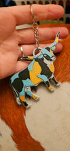 Load image into Gallery viewer, Baha Ranch 3D Print Turquoise Longhorn Made in America Keychain Magnet Purse Charm
