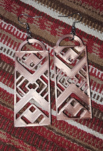 Load image into Gallery viewer, 3D Print Southwest Aztec Western Earrings Made in America choice of colors
