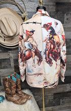 Load image into Gallery viewer, Yeehaw Cowboy Vintage Western Retro Blazer

