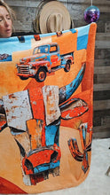 Load image into Gallery viewer, Western Ways Rustic Throw Blanket 60x80 Ultra-Soft Micro Fleece Made in America
