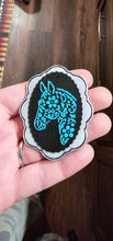 Load image into Gallery viewer, Baha Ranch 3D Horse Equine Bookmark Earrings Pin Magnet made in America

