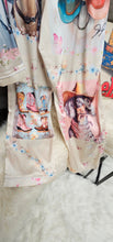 Load image into Gallery viewer, Danilo Painted Cowgirl Satin Long Pajamas

