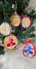 Load image into Gallery viewer, Ultimate Trump 3D Print Christmas Ornament Set Made in America
