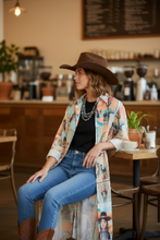Load image into Gallery viewer, Colores de Mexico Pictures of the Southwest Button-Up Long Sleeve Shirt Dress Duster
