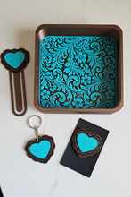 Load image into Gallery viewer, Baha Ranch 3D Deluxe Mom Daughter Bride Gift Set  Tray Keychain Pin Bookmark
