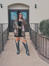 Load image into Gallery viewer, Baha Ranch Retro Pop Western Wild West Leopard Blazer
