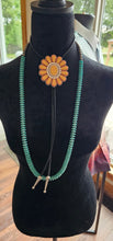 Load image into Gallery viewer, Baha Ranch Gold Cream Concho 3D Inlay Bolo Made in America

