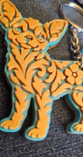 Load image into Gallery viewer, 3D Print Chihuahua Tooled Keychain Made in America

