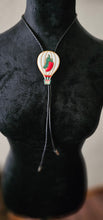 Load image into Gallery viewer, Albuquerque Balloon Fiesta 3D Hot Air Balloon Chili Peppers Bolo Tie Necklace
