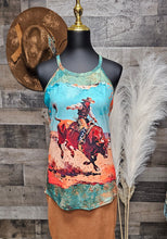 Load image into Gallery viewer, Baha Ranch Eight Second Bull Ride Rodeo Tank Top
