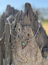 Load image into Gallery viewer, Round Rope Turquoise Chain Necklace
