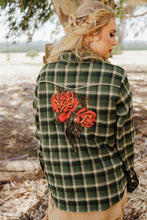 Load image into Gallery viewer, Plaid Petal Rodeo Button Up
