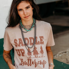 Load image into Gallery viewer, Saddle Up Buttercup Graphic Tee
