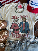 Load image into Gallery viewer, Santas Favorite President Graphic Tee

