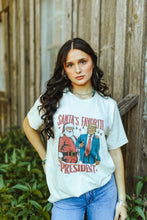 Load image into Gallery viewer, Santas Favorite President Graphic Tee
