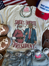 Load image into Gallery viewer, Santas Favorite President Graphic Tee

