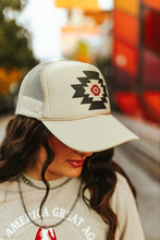 Load image into Gallery viewer, Simple Aztec Trucker Hat
